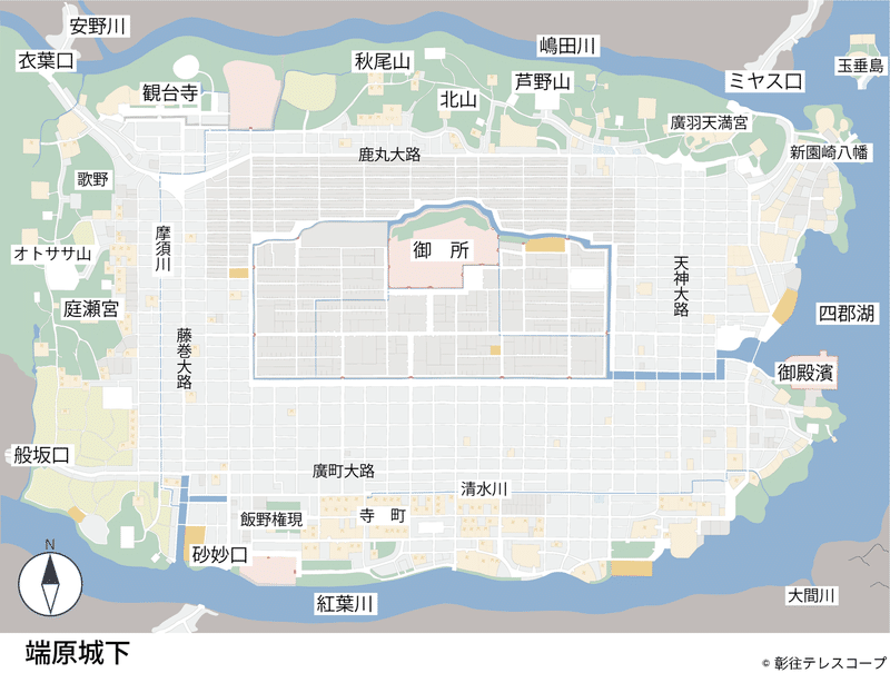 京都と比較する図