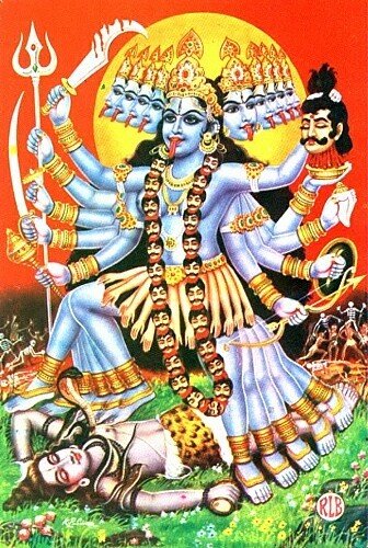 インドの神様 カーリーはどうなった たかだりか ヨガするイラストレーター Note