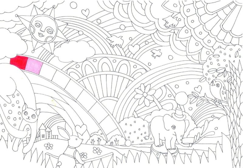 塗り絵で虹色のグラデーションをつくるテクニックを解説 ぬりえラボのnote Note 塗り絵で虹色のグラデーションをつくるテクニックを解説 ぬりえラボのnote Note