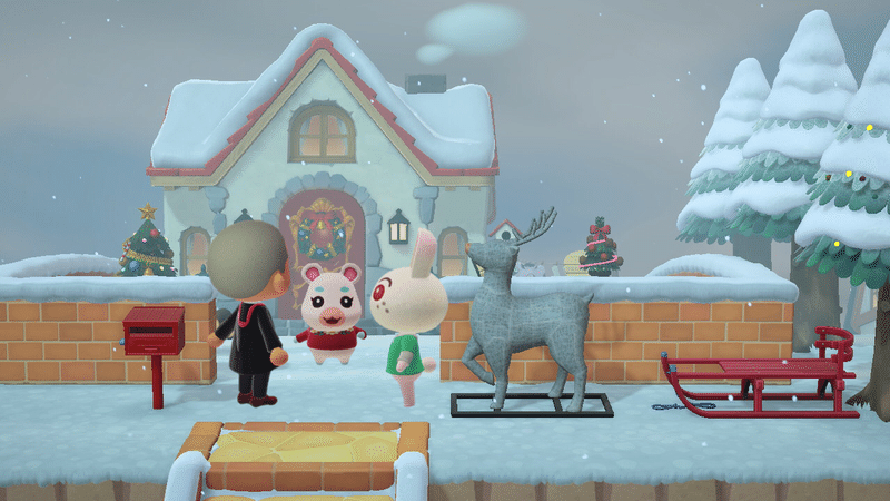 あつ森 クリーム島クリスマス与太話12 21 びゅーん Note