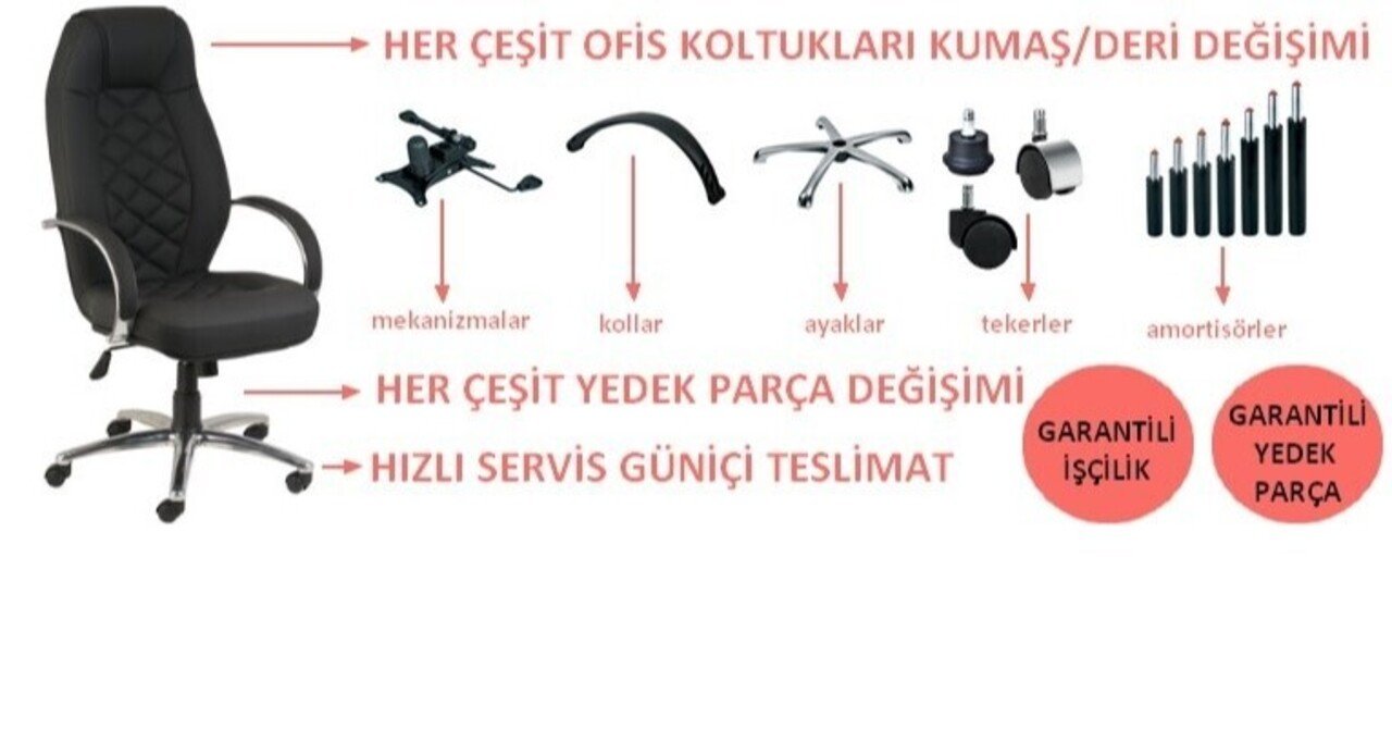 Ofis Koltuk Yedek Parca Calsit Koltuk Sanayi Note