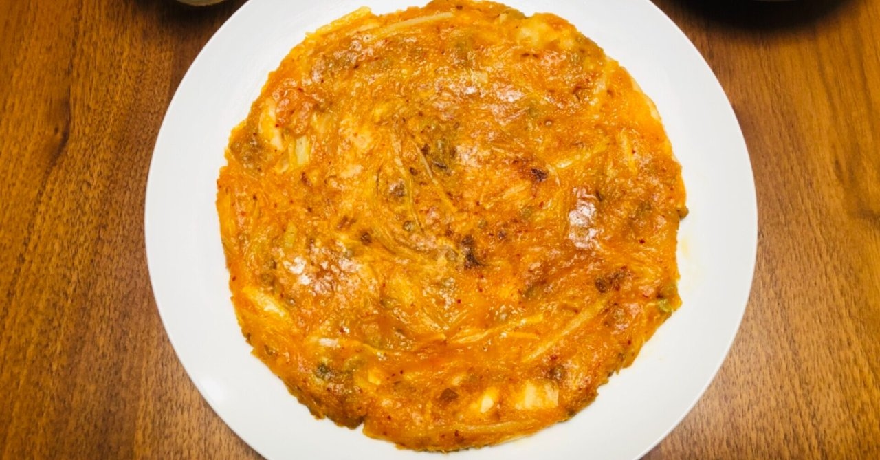 小麦粉とじゃがいもで作る納豆キムチチヂミ ケイチェルおじ Note