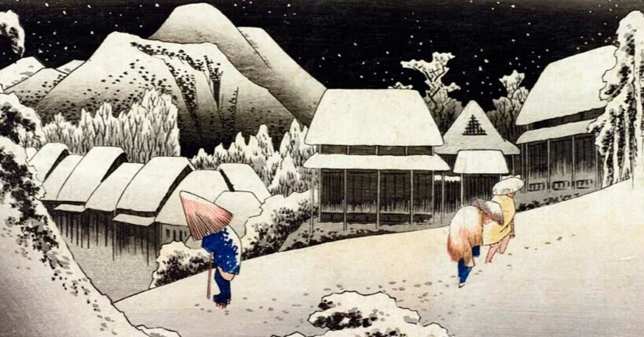 広重の雪の浮世絵、ベスト4を選んでみた｜太田記念美術館