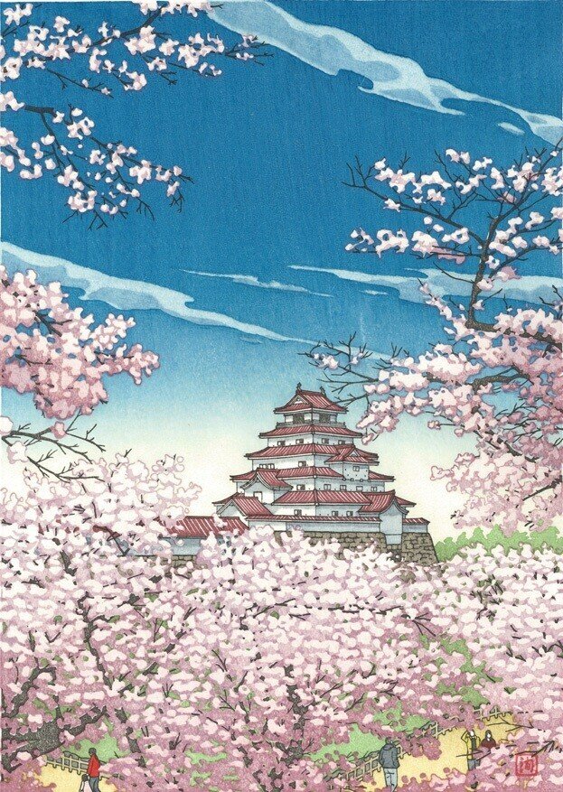 浮世絵木版画が完成しました 洵 じゅん June Note