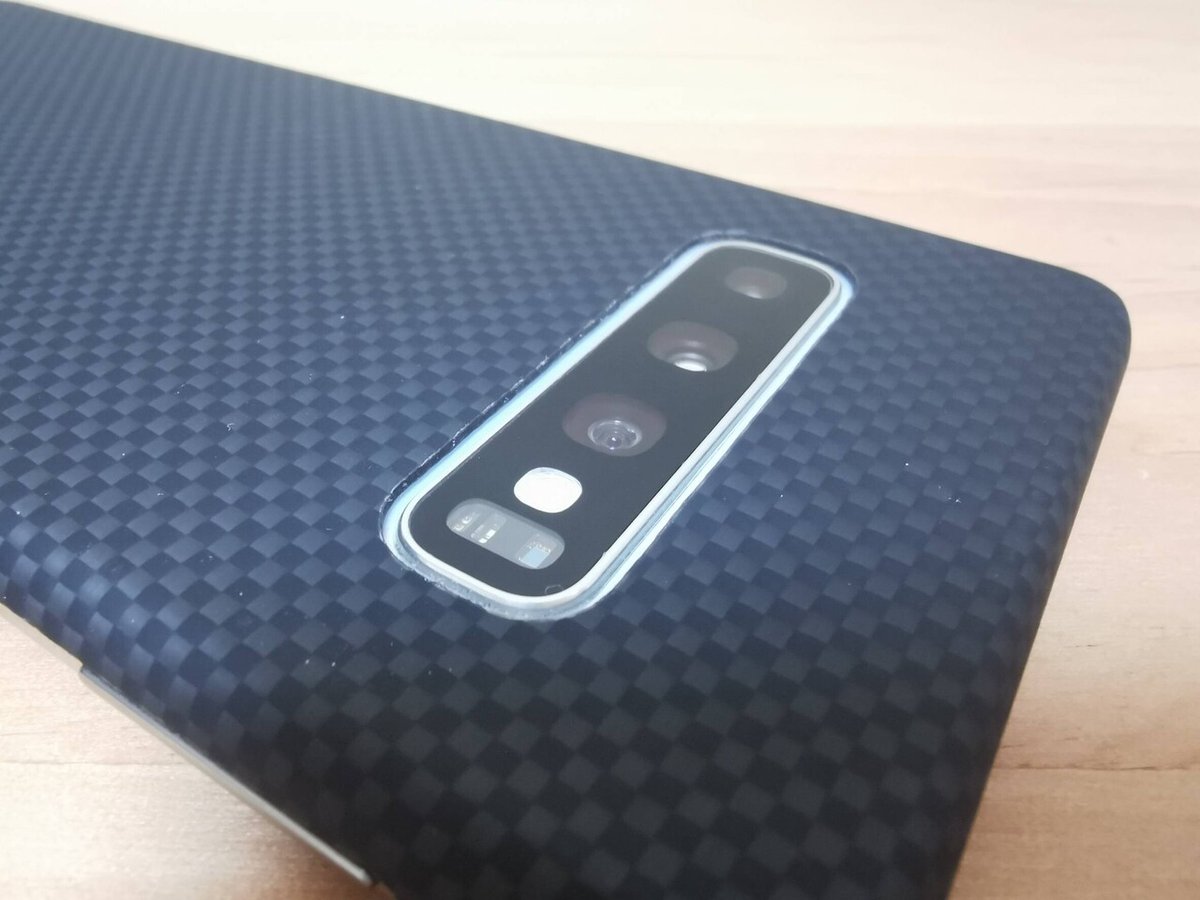 PITAKAスマホケース 軽量、ジャストサイズ Galaxy S10(iPhoneも