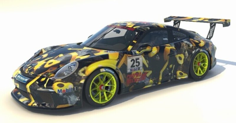 Iracingでのペイントの方法 Mask Note