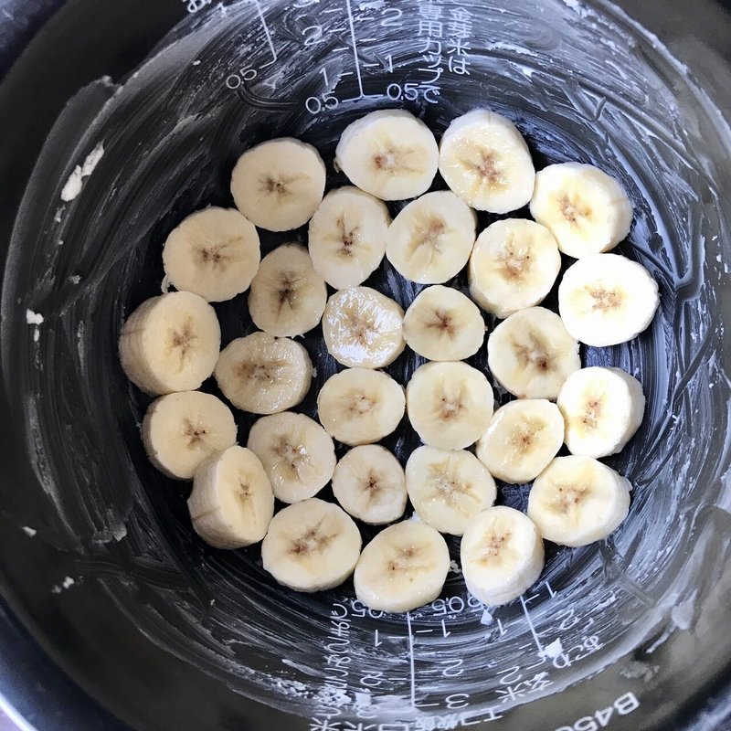 忙しい年末におすすめ ほっとけホットケーキ 炊飯器バナナケーキ 茉叶 Makana Note