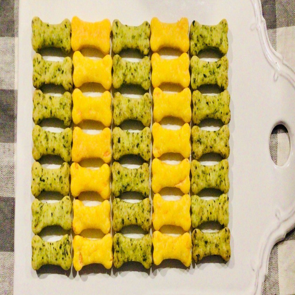 ウチの子に捧ぐ にんじんとほうれん草の犬用クッキー ユイじょり Note