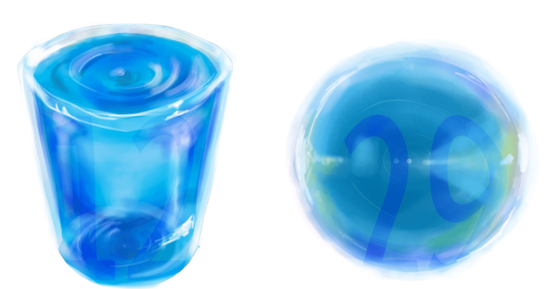 今日のイラスト 水と透明 めありぃ Note