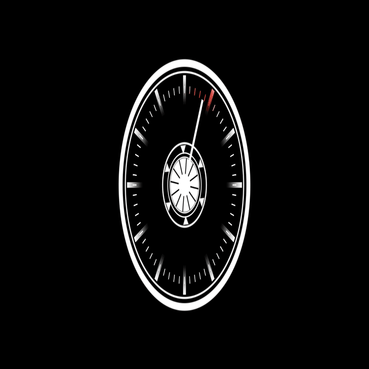 動画素材 時計 ストップウォッチ ループアニメーション クロマキー100 Note