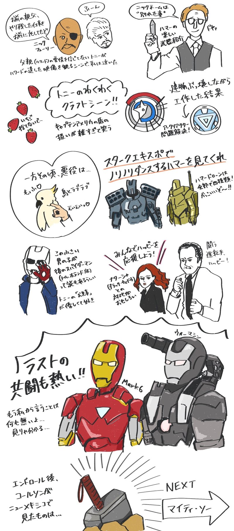 感想note 3 アイアンマン2 ななし Note