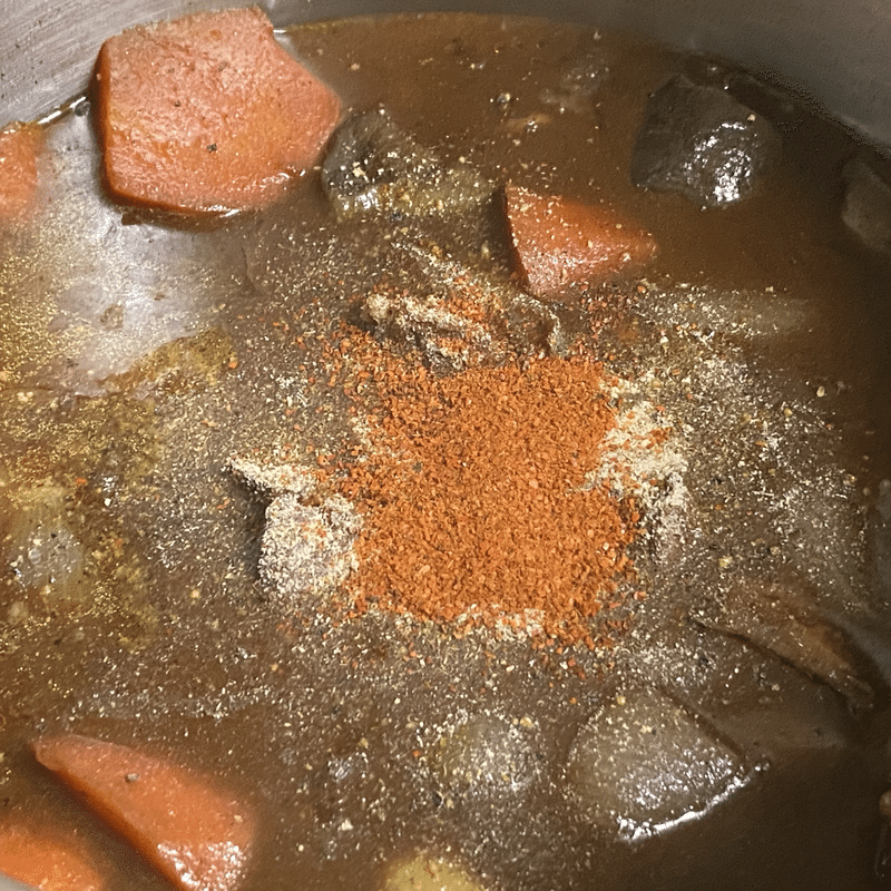 リーペリンソースを使ったビーフカレー Zzzkeitacion Note