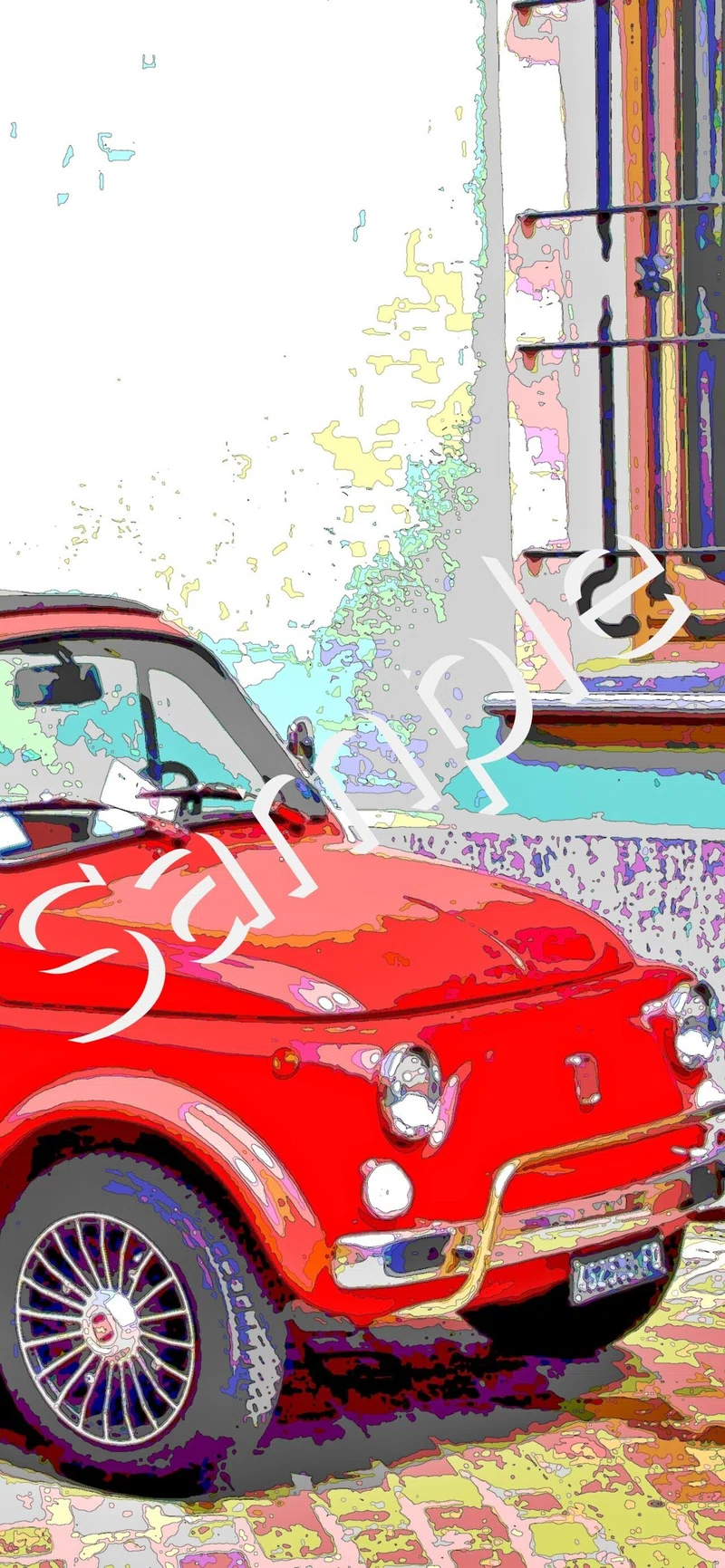 Pc スマホ用壁紙 街角のfiat500 チンクェチェント 作品no 056 Misutawo Note