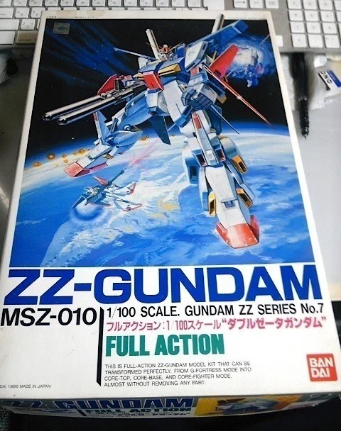 旧キット1/100ZZガンダム（1）｜若狭たけし【漫画家】