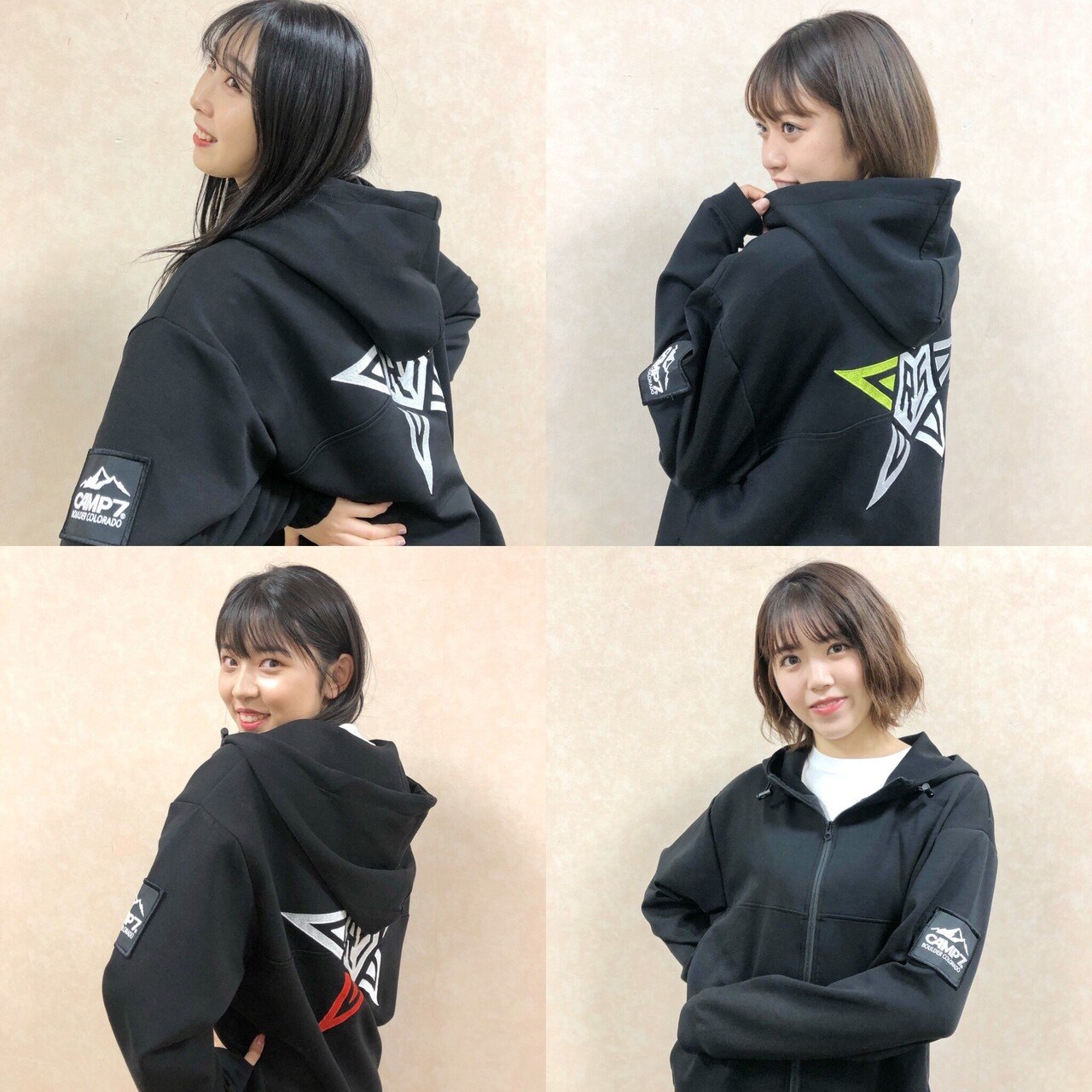 FC限定】CAMP7×RINGOMUSUME ジップパーカー販売について｜りんご娘