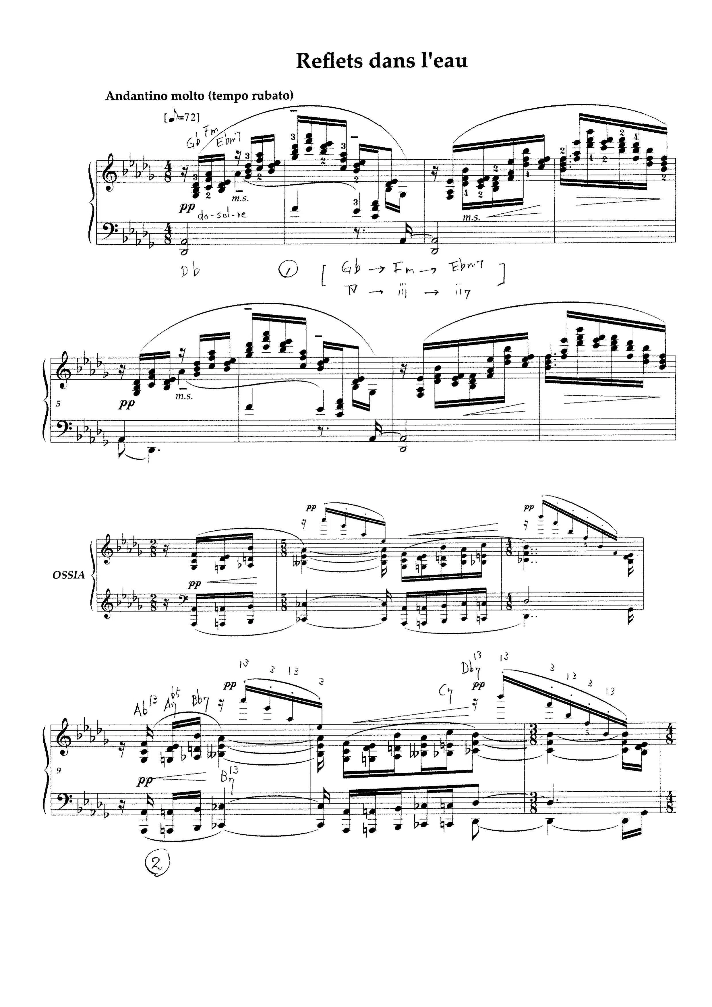 Debussy Reflets dans l'eau｜Jun Yamamoto