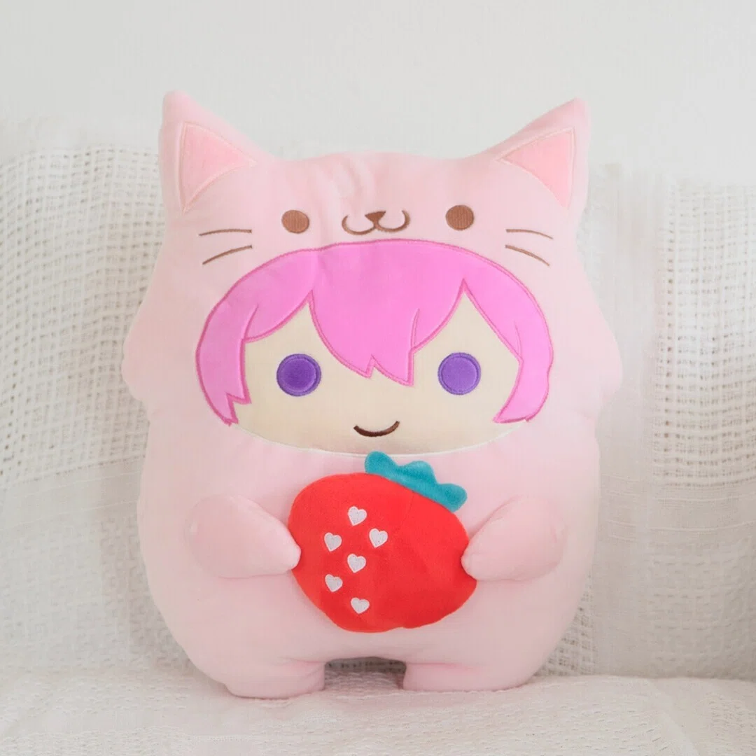 すとぷり あにまるぬいぐるみくっしょん（さとみ）｜いちごのおうじ 