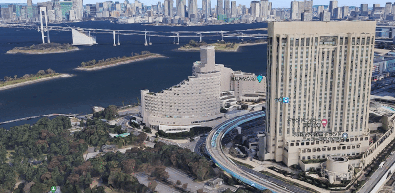 お台場のホテルと言えば Hiltonとnikko 東京湾岸散歩 Note