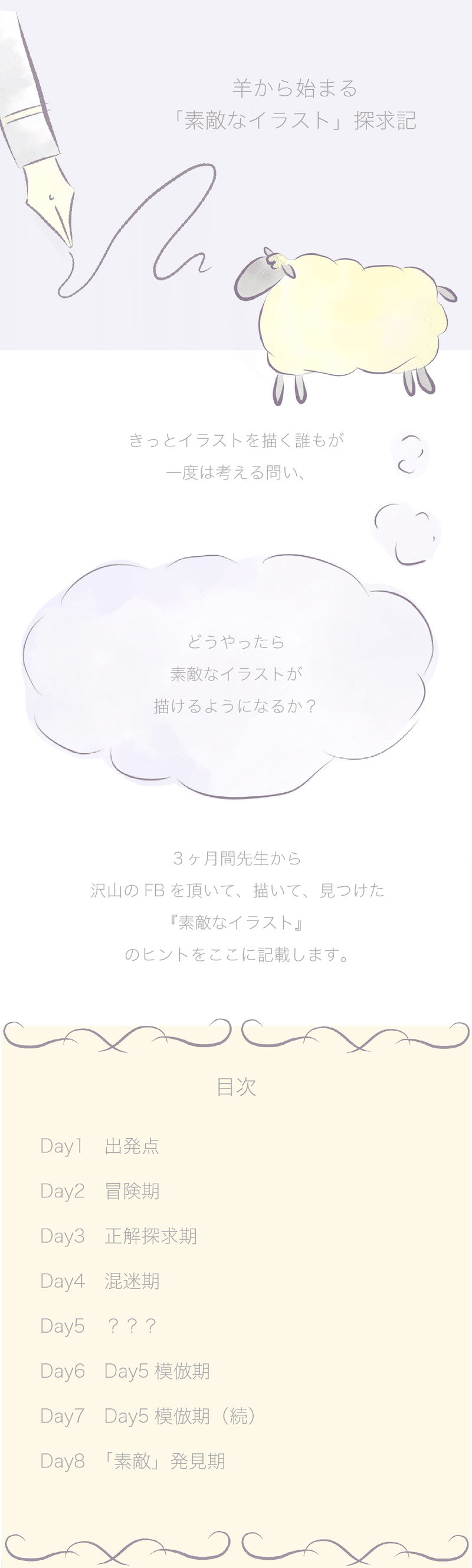 羊から始まる 素敵なイラスト 探求記 こももいつつ Note