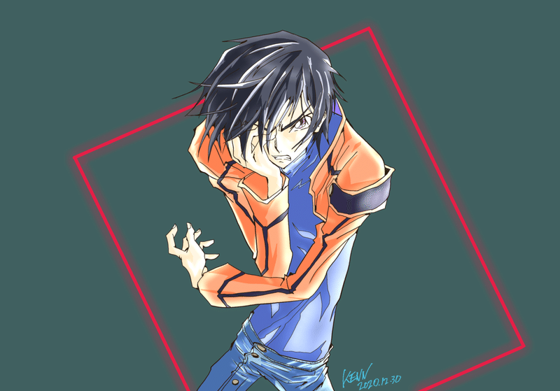 デジタルイラスト004 ルルーシュ ランペルージ Kenn Note デジタルイラスト004 ルルーシュ ランペルージ Kenn Note