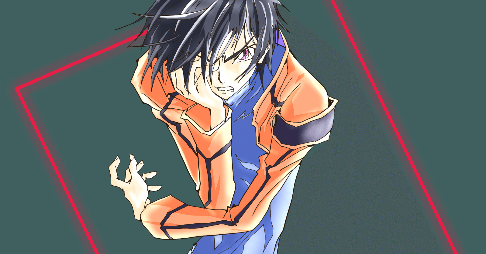 デジタルイラスト004 ルルーシュ ランペルージ Kenn Note