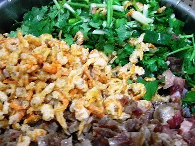 110128蝋腸蝋肉葱干し海老1