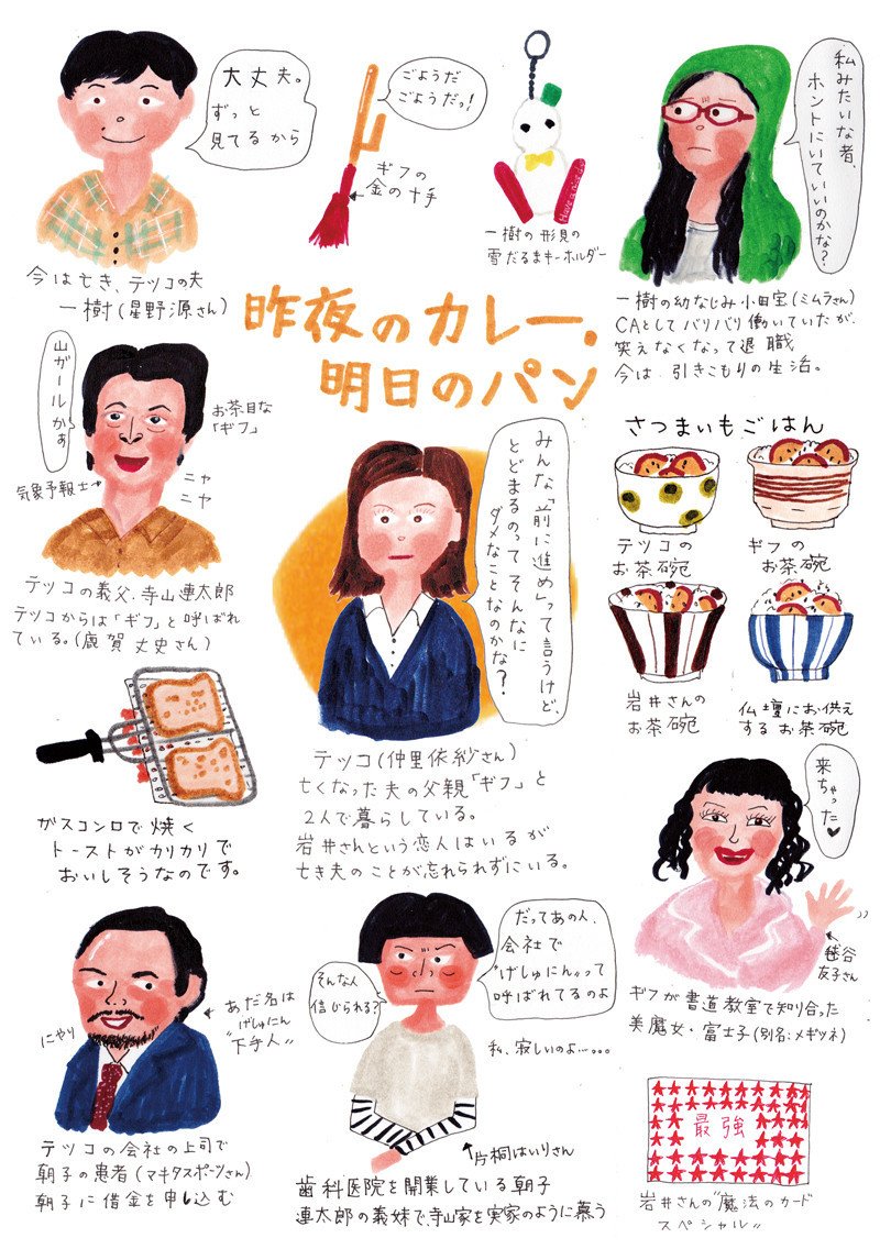 昨夜のカレー 明日のパン 14 年 Nhkbsプレミアム ドラマ 原作 脚本 木皿泉 主演 仲里依紗 Miyuki Kameishi Note 昨夜のカレー 明日のパン 14 年 Nhkbsプレミアム ドラマ 原作 脚本 木皿泉 主演 仲里依紗 Miyuki Kameishi Note