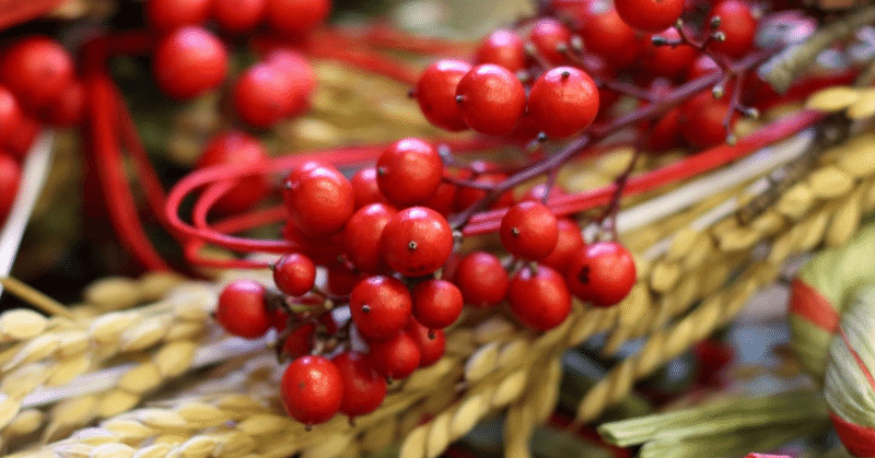 花と言葉 南天 初夢譚 はつゆめたん に新年の開運招福を願って 良いお年を Sakico 咲 Note