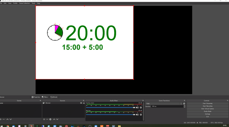 Obsで実現 ウェビナーでの講演時間表示 松井真也 いつでも気持ちはフリーランス Note