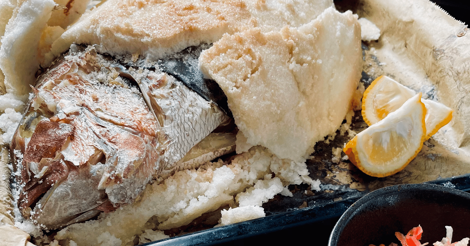 鯛の塩釜焼き As Note