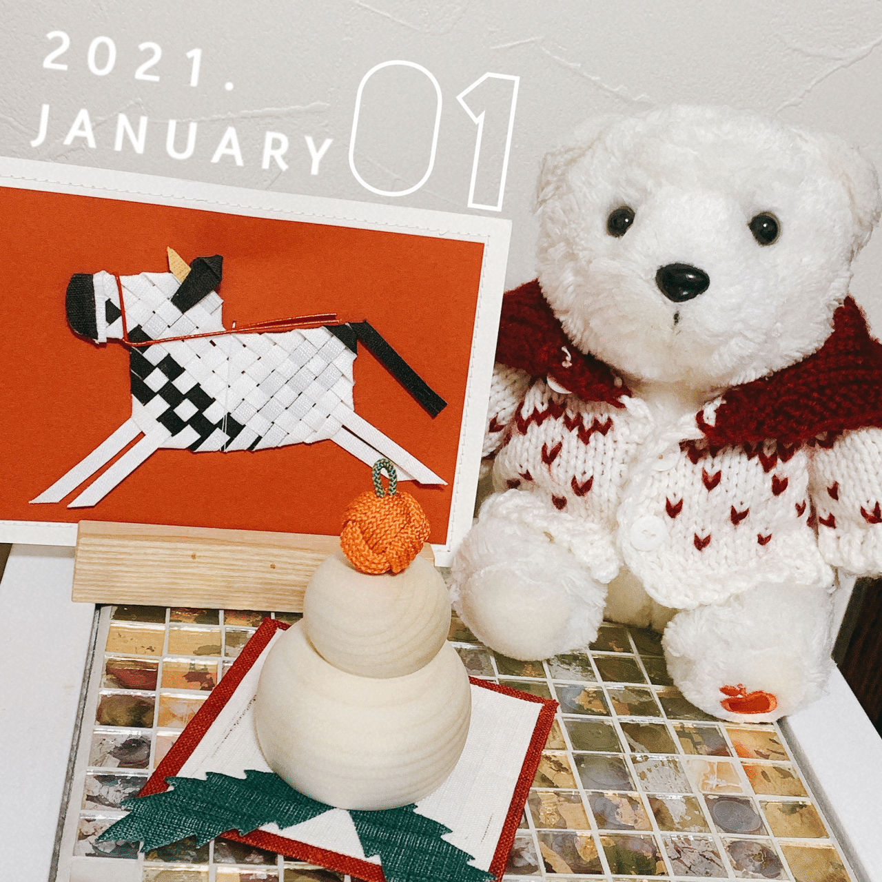 年賀状21 はなまめとヨシコンヌ Note