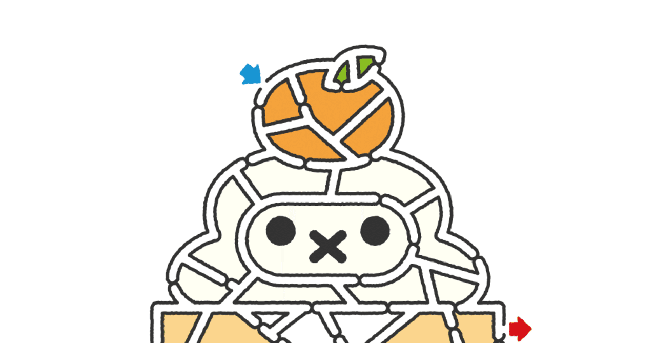 鏡餅のぬりめいろ｜吉川めいろ ／ MEICA ご当地迷路カード