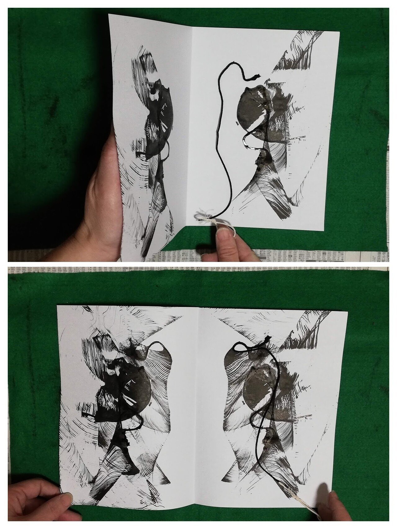 書き初めをした、その後で｜一ノ瀬雅美＠アトリエ樹乃会｜アート×か