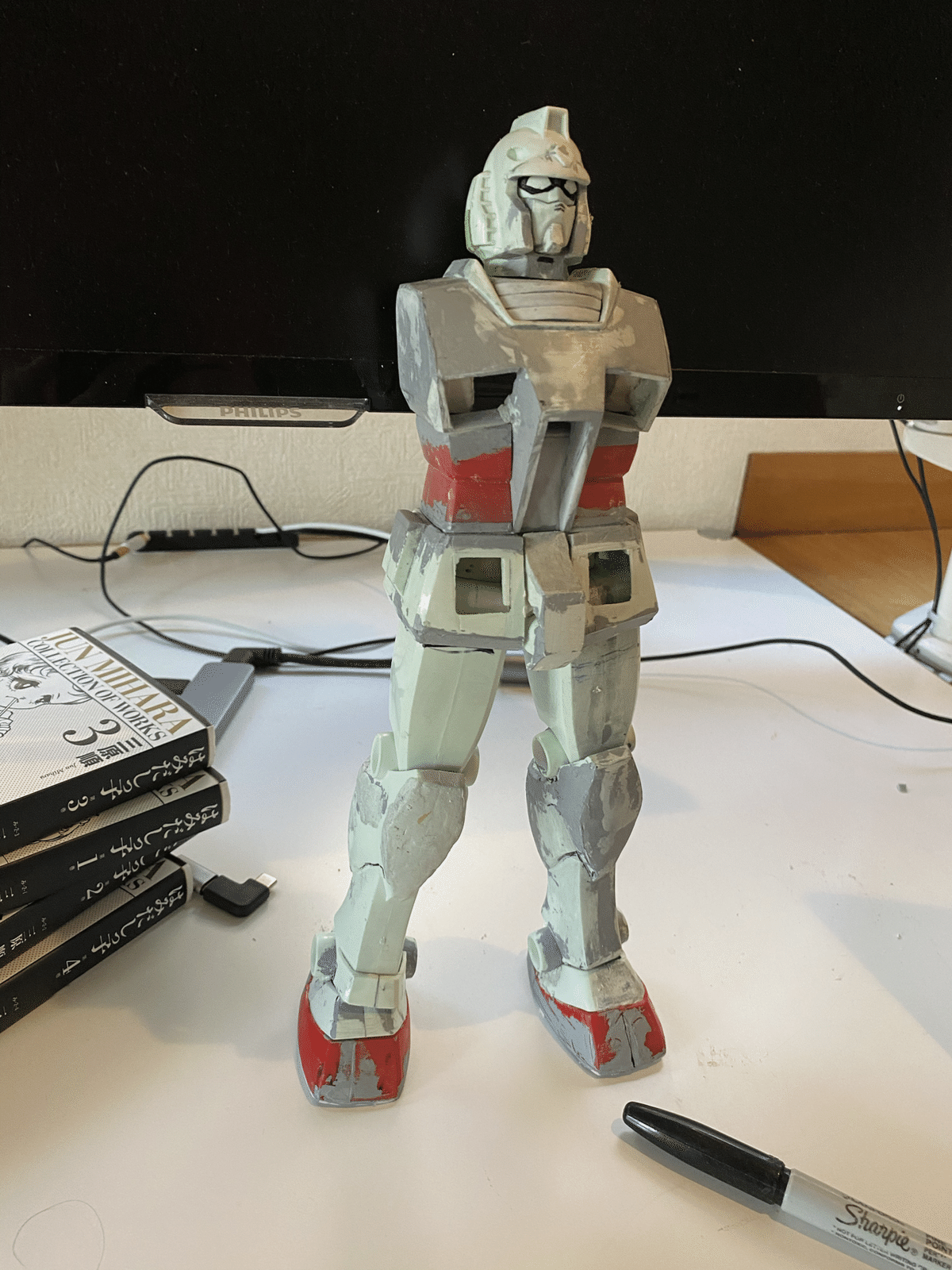 ガンプラ　完成品 40年越しの夢…1：60ガンダムをセンチメンタルに組むつもりが勢い