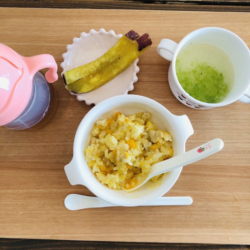 離乳食後期 9ヶ月の献立 ランチ ばたこ Note 離乳食後期 9ヶ月の献立 ランチ ばたこ Note
