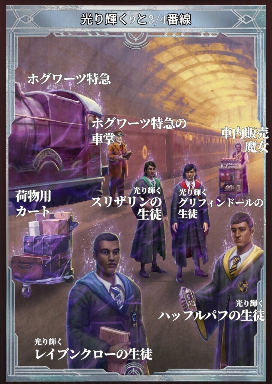 魔法同盟 光り輝くもの解説３ ホグワーツへの帰還 Kate Note