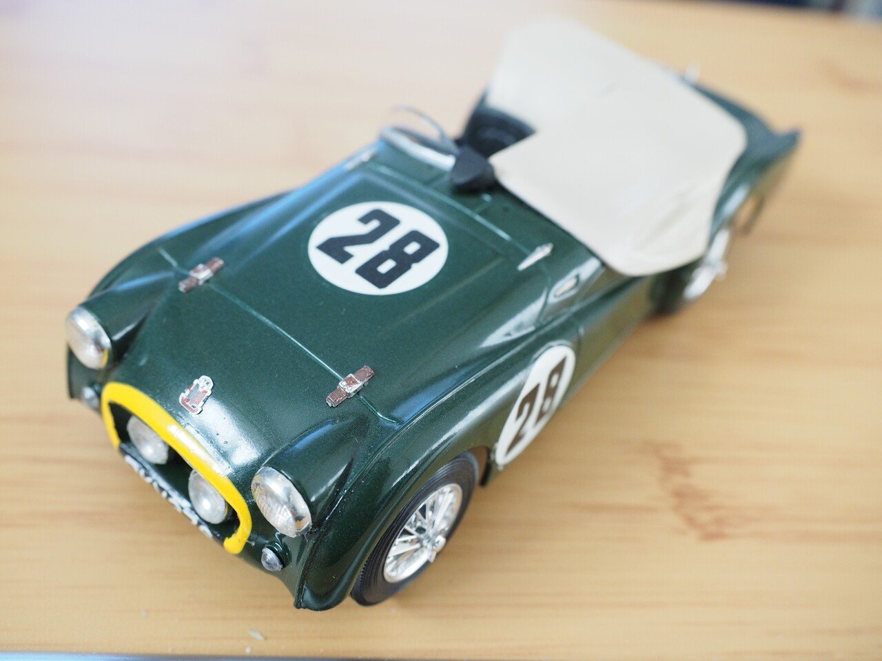 初版！グンゼハイテックメタルTRIUMPH TR2 Le Mans 他1/24 TRIUMPH TR2(グンゼ1/24)