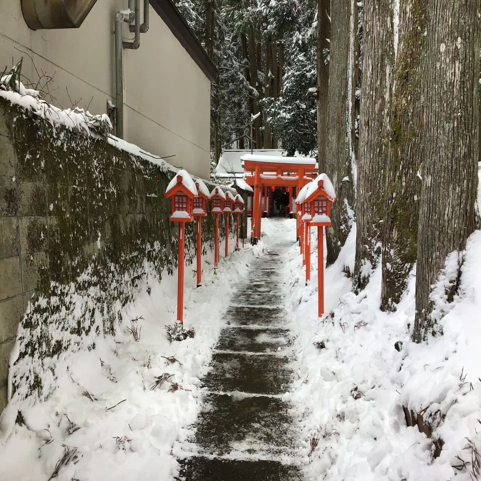 水墨画で不動明王さまを描いていただきました😃｜高野山法徳堂/空海と