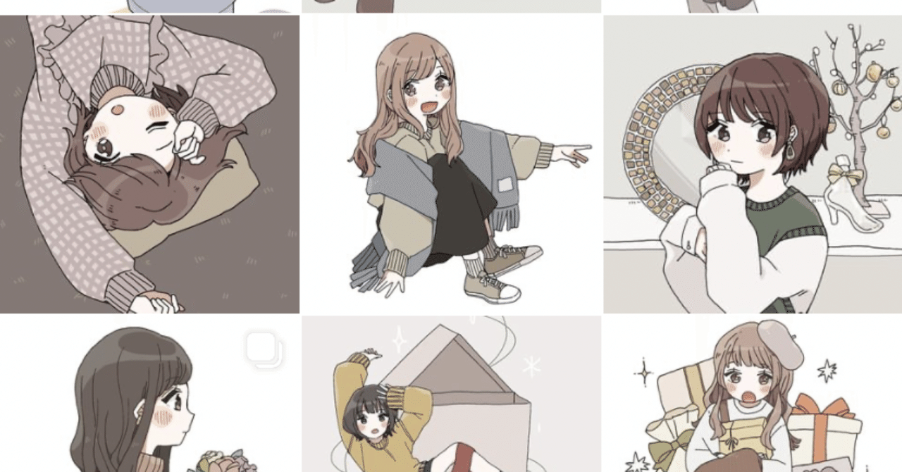 Instagramに100日間イラストを毎日投稿してみた 毬那 イラストレーター Note