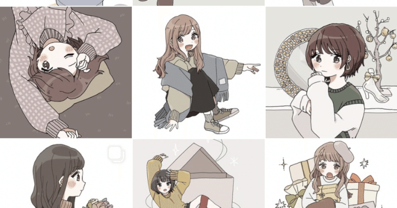 Instagramに100日間イラストを毎日投稿してみた 毬那 Note