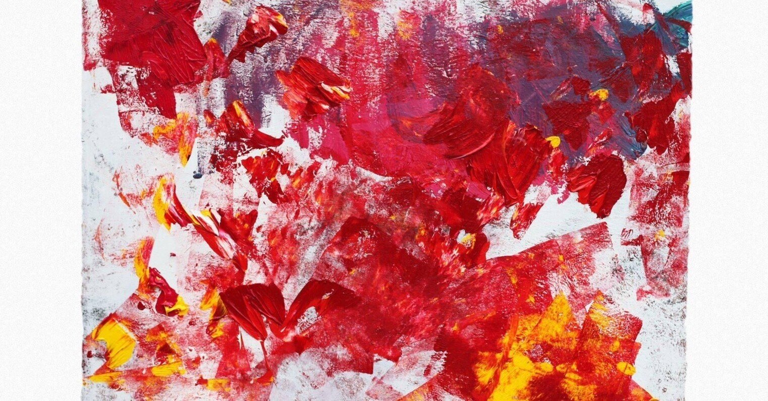 抽象画 絵画 作品名 海の中の太陽 （落ち着きを感じる朝日】絵画