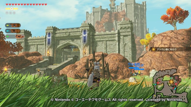 ゼルダ無双 ハイラル散歩３ アッカレ砦 とらつぐみ Note