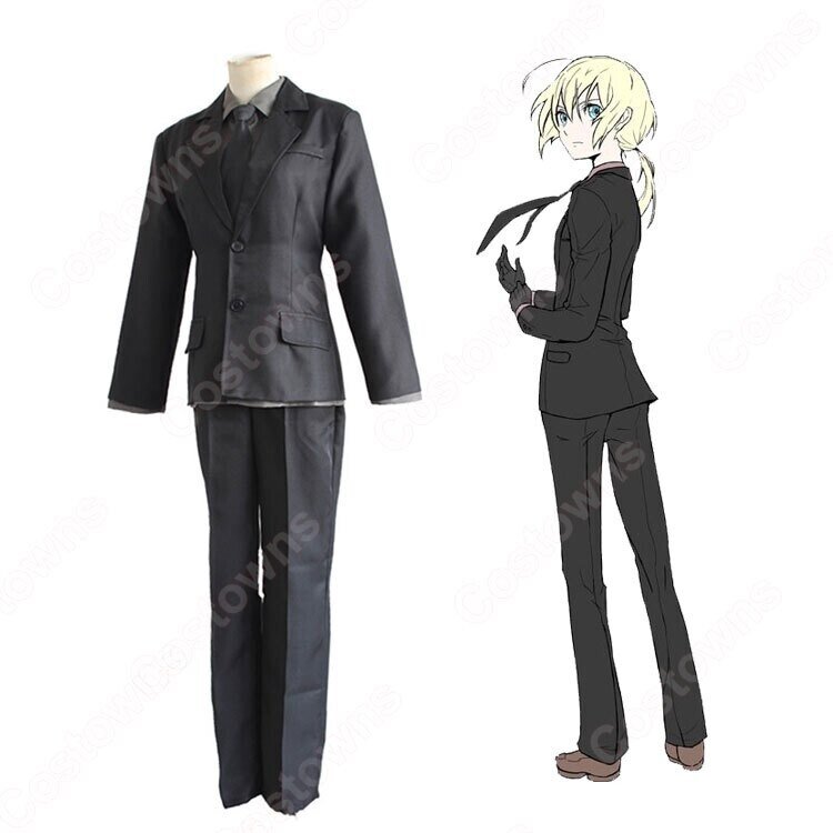 アルトリア ペンドラゴン コスプレ衣装 Fate Zero Cosplay Zeroセイバー 黒スーツ Costowns Shops Note アルトリア ペンドラゴン コスプレ衣装 Fate Zero Cosplay Zeroセイバー 黒スーツ Costowns Shops Note