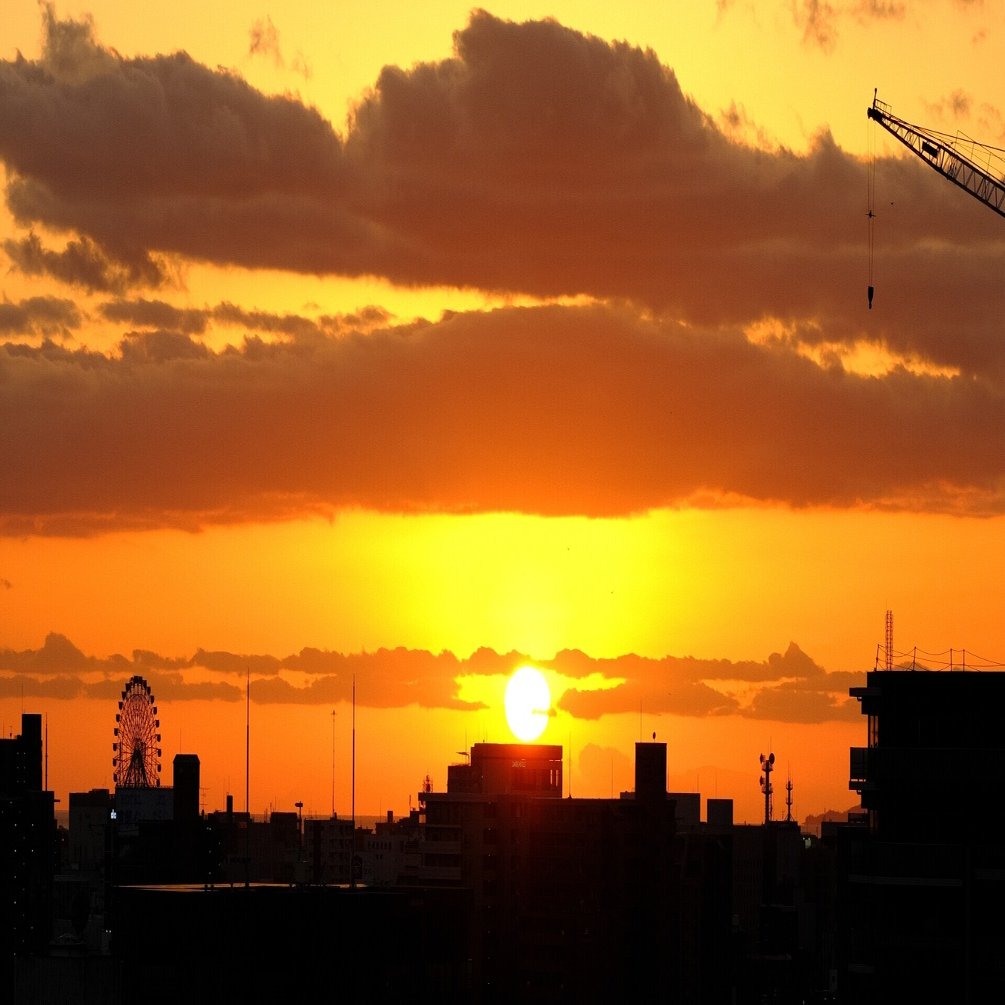 夕焼け写真はホワイトバランスに助けられ Utsuno Note