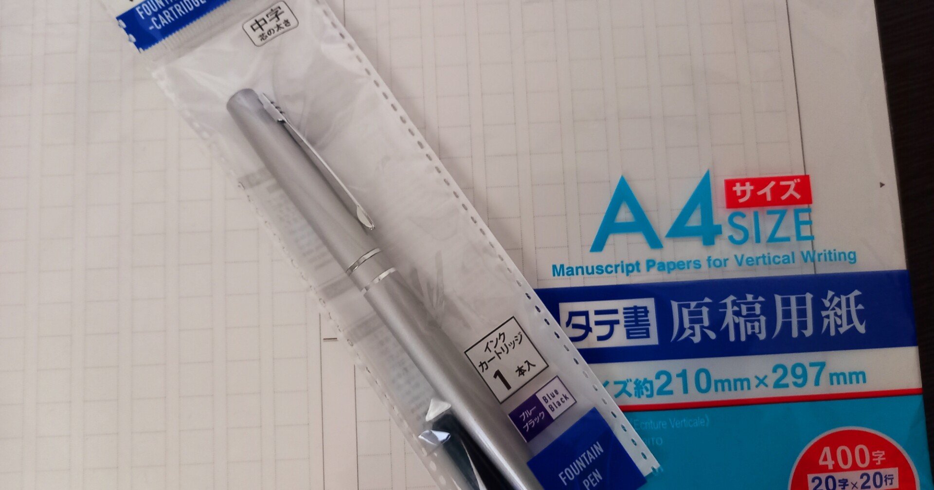 100均万年筆で文房具初め21 アオスズメ Note