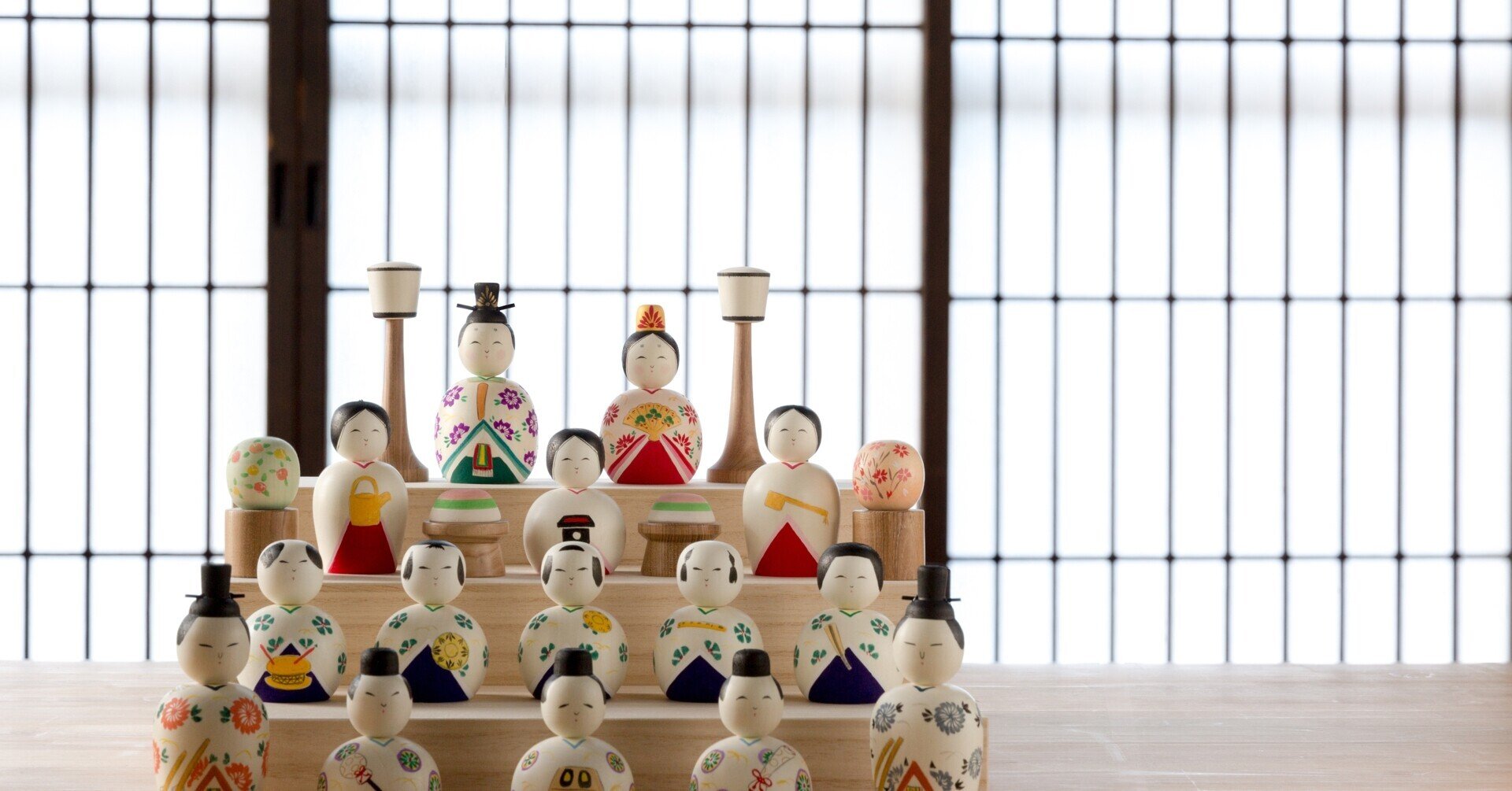 鳴子こけし 雛人形