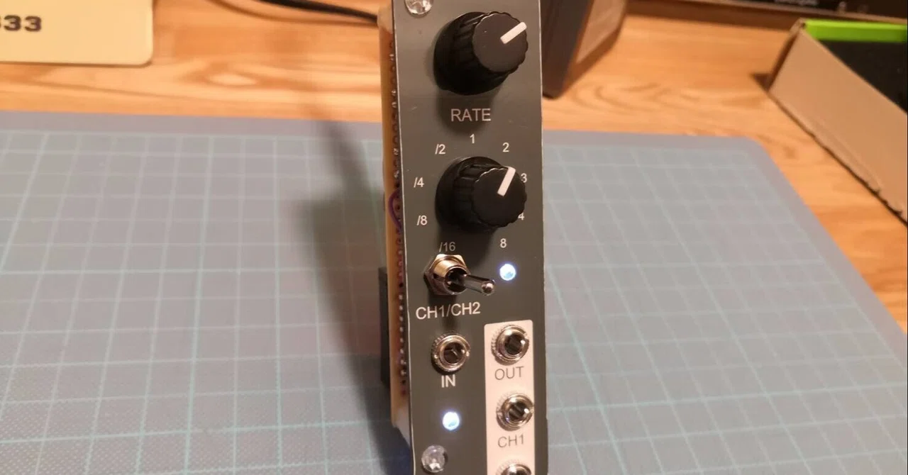 Building a Clock Multiple/Divider for Modular Synths for 700 Yen｜HAGIWO/ハギヲ