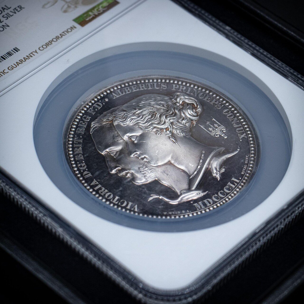 イギリス 1851年 ロンドン万国博覧会メダル NGC MS64 ベリーレア