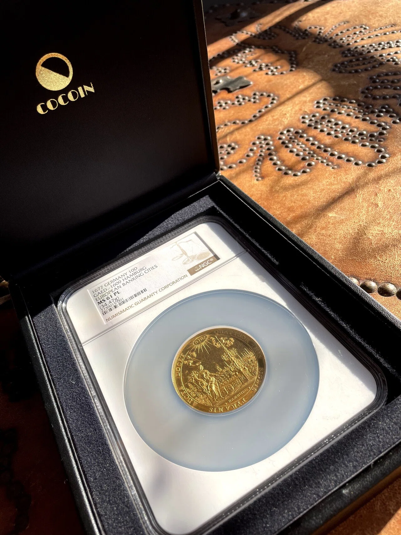 美しきハンブルグを描いた”ポルトガレッサー”10ダカット金貨｜COCOIN