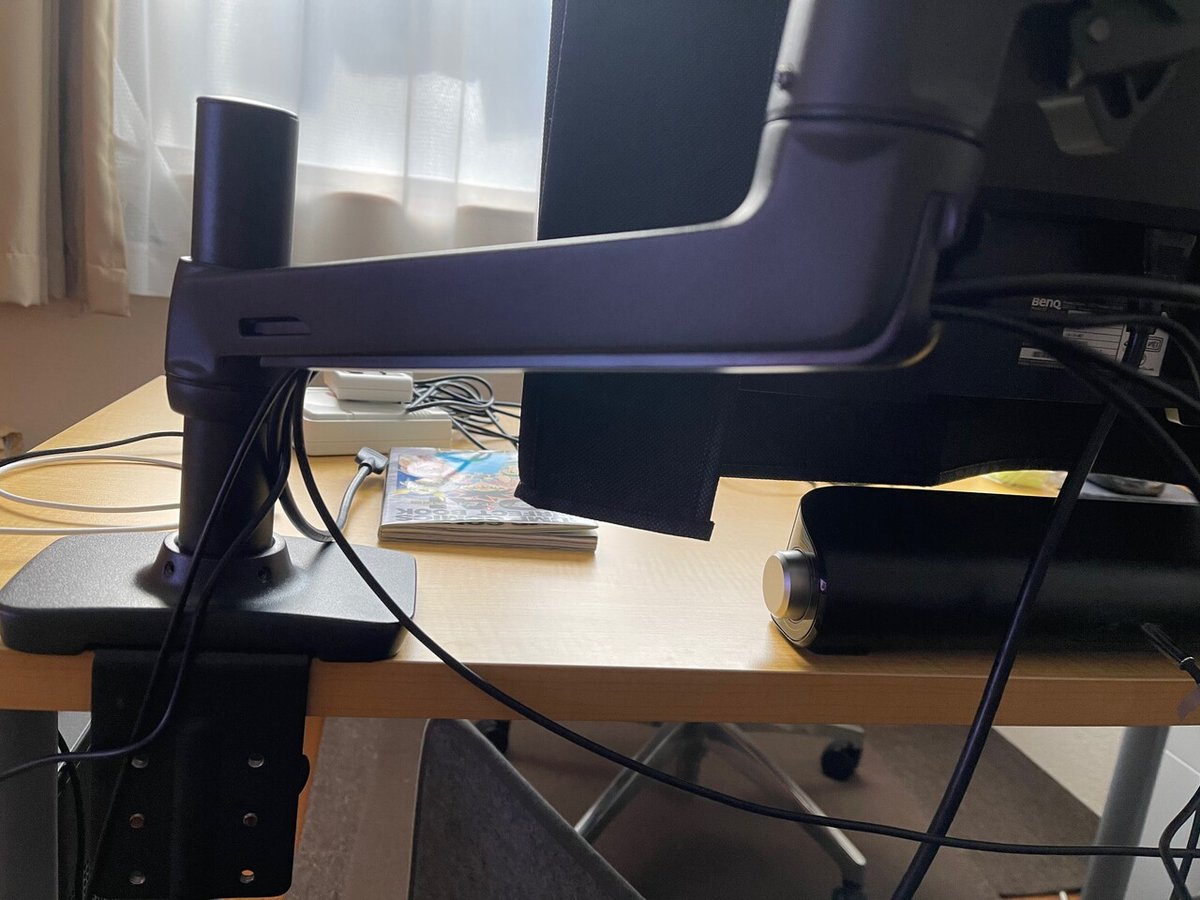 最適化・ガジェット】実は、モニターアームも購入していました